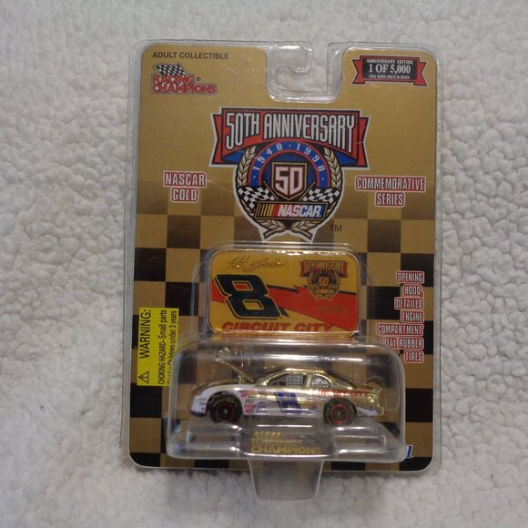 Hut Stricklin #8 Circuit City Racing Champions Nascar Gold 1/64 Diecast Car